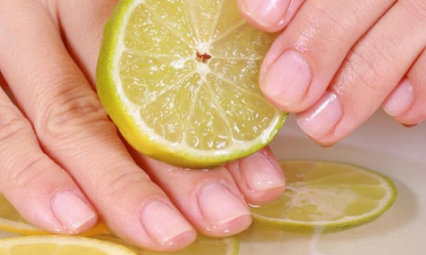 limon ile tırnak bakımı
