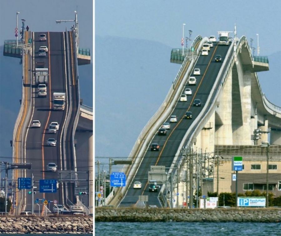 Eshima Ohashi Köprüsü, Japonya