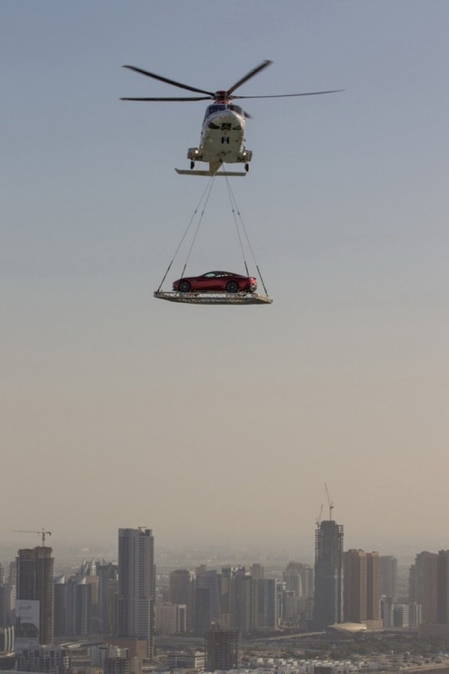 helikopterle araba taşıma